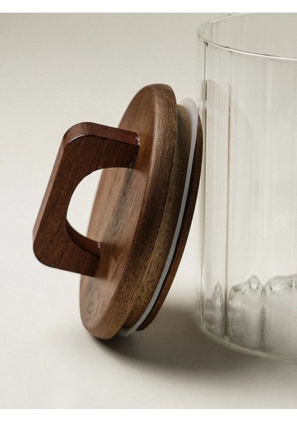 Moss 3'lü Akasya Kapaklı Cam Kavanoz modelleri