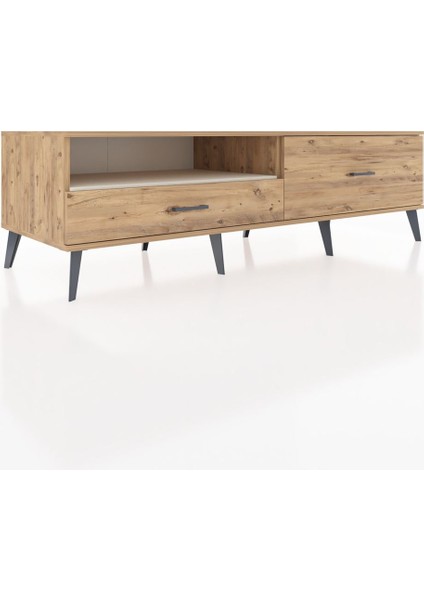 Kronos Tv Ünitesi Tek Raflı 2 Çekmeceli 176X59X51 Çam-Aytaşı/çam fiyatları