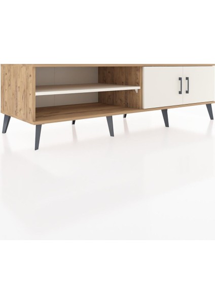 Kronos Tv Ünitesi 2 Raflı 2 Kapaklı 176X59X51 Çam-Aytaşı/aytaşı fiyatları