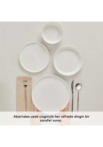 Stream Bone Blair 24 Parça 6 Kişilik Yemek Takımı fırsatları