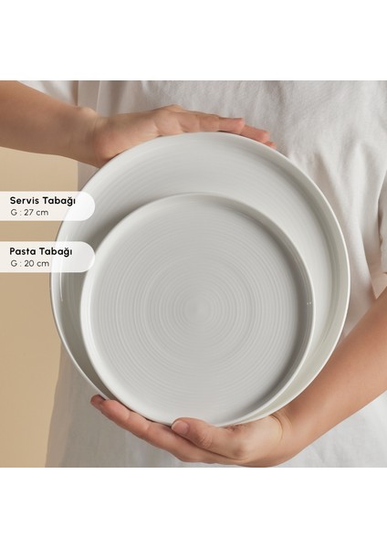 Stream Bone Blair 24 Parça 6 Kişilik Yemek Takımı