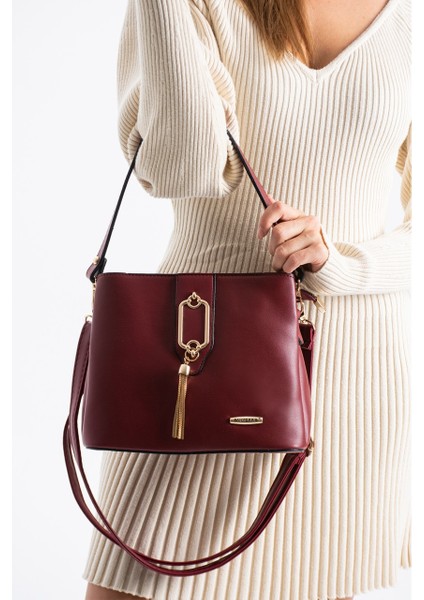 Gold Detaylı 3 Bölmeli Omuz & Çapraz Çanta 1438 fırsatları