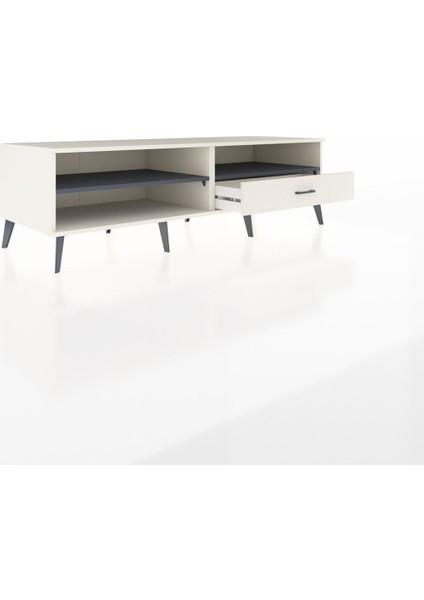 Kronos Tv Ünitesi 2 Raflı Tek Çekmeceli 176X59X51 Aytaşı-Antrasit/aytaşı indirimleri