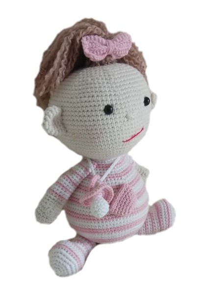 Emzikli Bebek Amigurumi Organik Oyuncak fiyatları