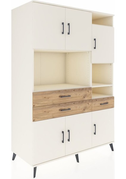 Kronos Dolap 10 Raflı 3 Çekmeceli 6 Kapaklı 132X59X195 Aytaşı-Aytaşı/çam fiyatları