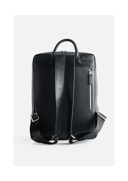 Paftalı Deri Laptop Sırt Çantası, 38X26X6 Cm, Modern Tasarım fiyatları