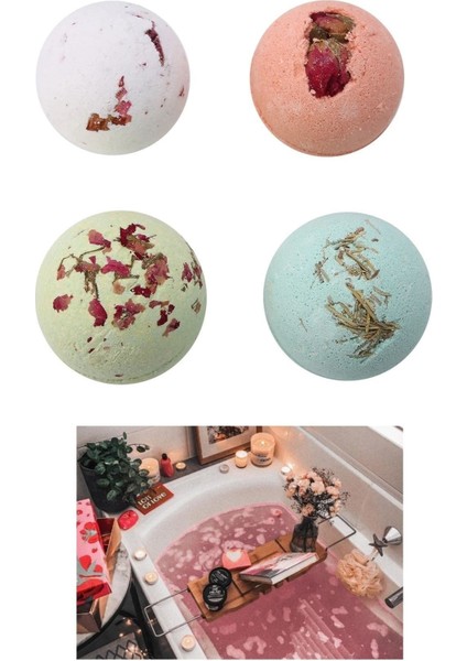 2 Adet Renkli Kokulu Doğal Banyo Terapi Nem Topları