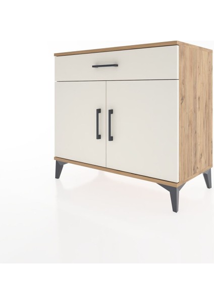 Hyperion Şifonyer Tek Raflı Tek Çekmeceli 2 Kapaklı 88X44X80 Çam-Aytaşı modelleri