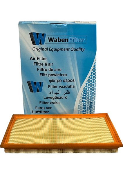 Kia Carens 1.6, 1.8, 2.0 Crdi, 2.0 Cvvt 2002-2006 Hava Filtresi