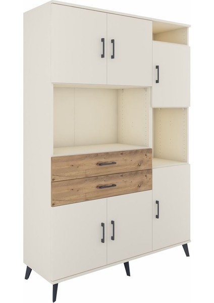 Hyperion Dolap 9 Raflı 2 Çekmeceli 6 Kapaklı 132X44X195 Aytaşı-Aytaşı/çam fiyatları