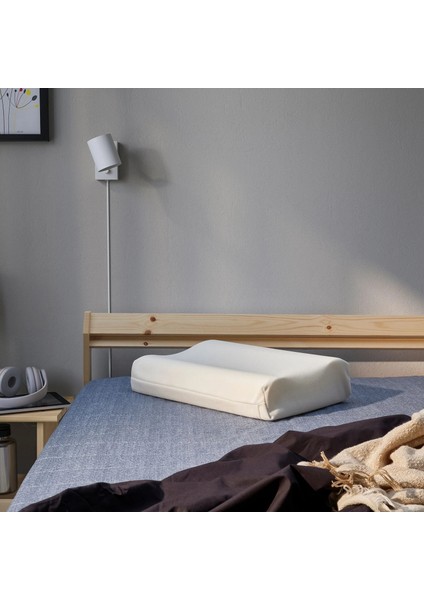 Papegojbuske Ergonomik Yastık Beyaz 33 x 45 cm Yan Sırt Üstü Uyuyanlar Için fiyatları