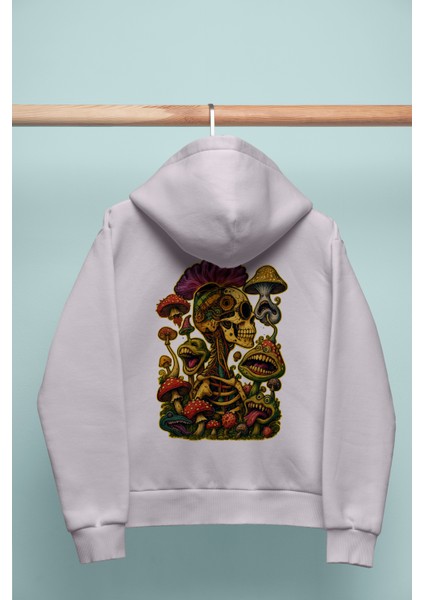 Unısex Oversıze Fungal Rebirth Hoodie