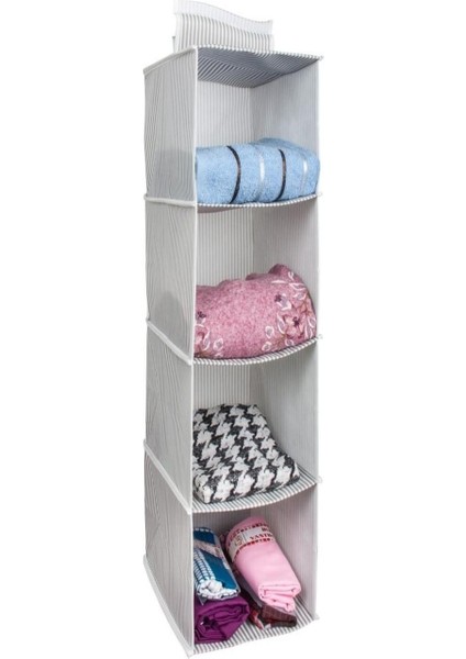 Dolap Düzenleyici 4 Bölmeli 24X29X64 Cm. ROYALEKS-EVF447