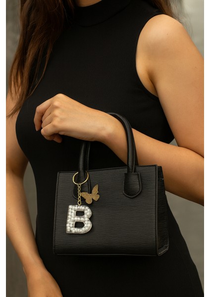 B Harf Incili Anahtarlık & Charm [ponpon Seçeneğiyle ] fiyatları