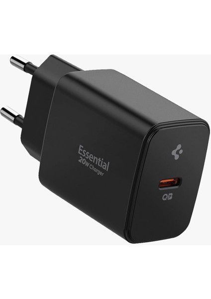 20W Usb-C Mini Hızlı Şarj Aleti/şarj Isısını Düşürür Gan Destekli Akım Korumalı Güç Adaptörü iPhone & Android & iPad Type-C EE201 Black - ACH09217