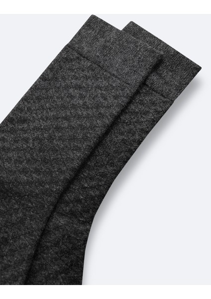 Erkek Antrasit Desenli Bambu Soket Çorap A52Y8502 modelleri