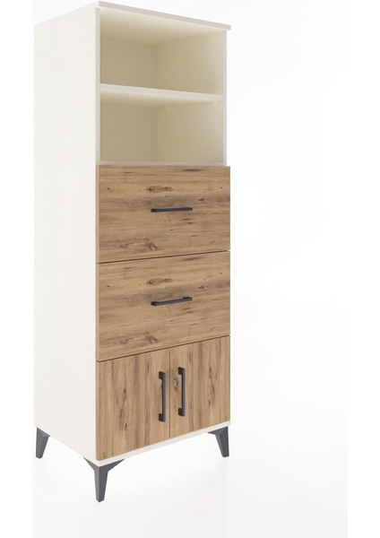 Hyperion Dolap 2 Raflı 2 Çekmeceli 2 Kapaklı 60X44X163 Aytaşı-Çam fiyatları