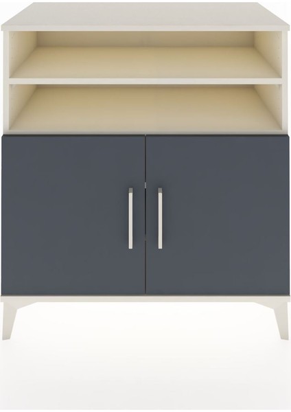 Hyperion Şifonyer 4 Raflı 2 Kapaklı 88X44X96 Aytaşı-Antrasit