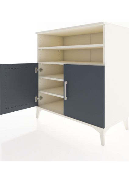 Hyperion Şifonyer 4 Raflı 2 Kapaklı 88X44X96 Aytaşı-Antrasit fırsatları