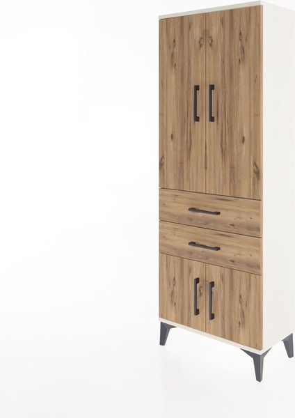 Arges Dolap 3 Raflı 2 Çekmeceli 4 Kapaklı 60X30X163 Aytaşı-Çam modelleri