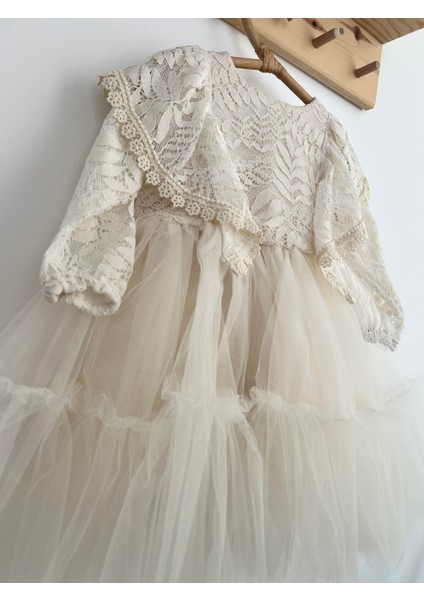 Kız Bebek Elbise Kız Çocuk Elbise Doğum Günü Parti Düğün Elbise Dantelli Kısa Kol Astarlı Elbise indirimleri