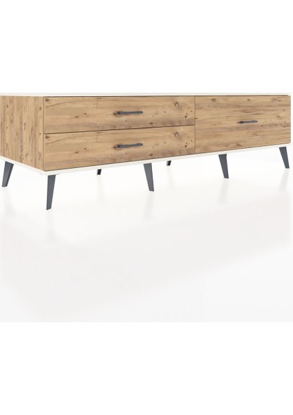 Kronos Tv Ünitesi 3 Çekmeceli 176X59X51 Çam-Aytaşı/çam fiyatları