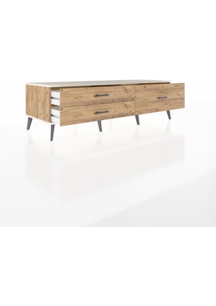 Kronos Tv Ünitesi 3 Çekmeceli 176X59X51 Çam-Aytaşı/çam indirimleri