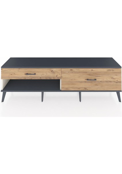 Hyperion Tv Ünitesi 2 Çekmeceli 176X44X51 Aytaşı-Antrasit/çam