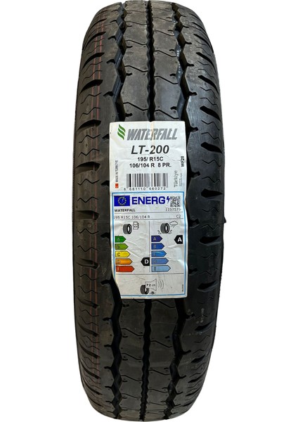 Erlas Jant Lastik 195/80R15 Waterfall LT-200 106/104R C