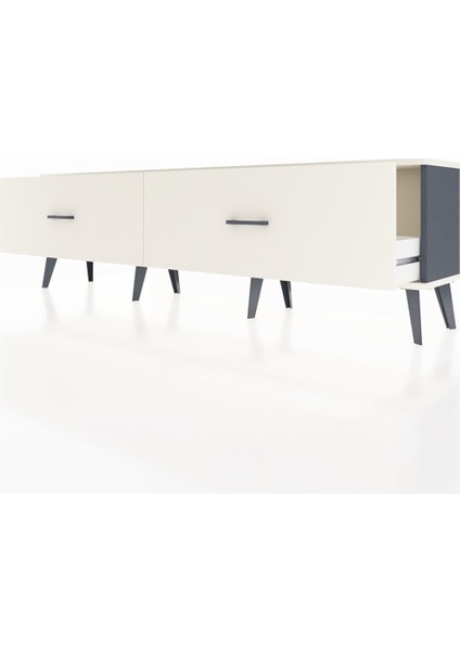 Arges Tv Ünitesi 2 Çekmeceli 176X30X51 Antrasit-Aytaşı/aytaşı fırsatları