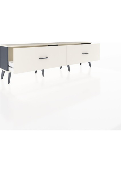 Arges Tv Ünitesi 2 Çekmeceli 176X30X51 Antrasit-Aytaşı/aytaşı indirimleri