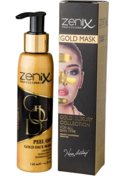 Zenix Soyulabilir Yüz Maskesi Altın 130 ml modelleri