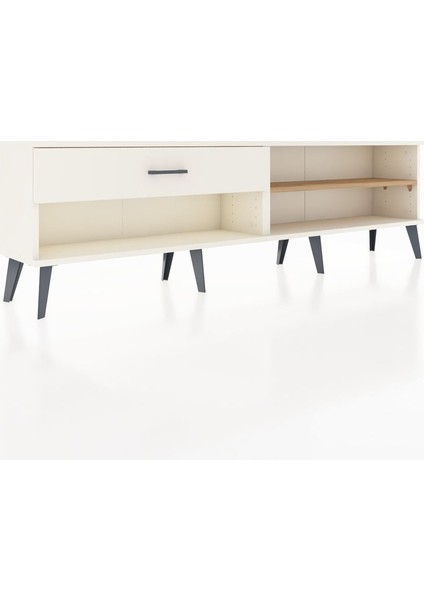 Arges Tv Ünitesi Tek Raflı Tek Çekmeceli 176X30X51 Aytaşı-Çam/aytaşı fiyatları