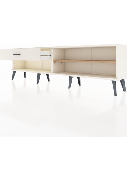 Arges Tv Ünitesi Tek Raflı Tek Çekmeceli 176X30X51 Aytaşı-Çam/aytaşı fırsatları