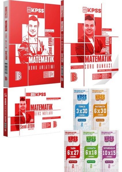 2026 Kpss Matematik Konu Anlatımı Soru Bankası Ders Notları - 5 Ders 31 Deneme