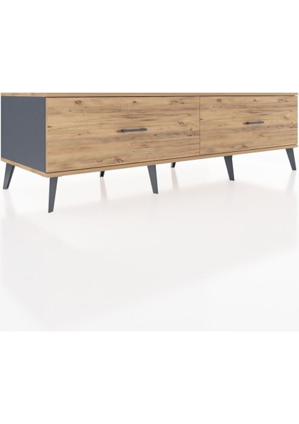 Kronos Tv Ünitesi 2 Çekmeceli 176X59X51 Antrasit-Çam/çam fiyatları