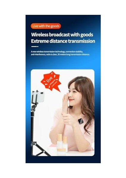 Kablosuz Yaka Mikrofonu Tekli Mikrofon 16 ile Uyumlu Type-C/lightning Portlu Telefon Pc Tablet Video Kayıt Röportaj Canlı Yayın Vlog Kablosuz Mikrofon 1028 fiyatları
