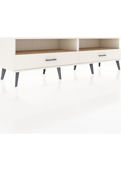 Hyperion Tv Ünitesi 2 Raflı 2 Çekmeceli 176X44X51 Aytaşı-Çam/aytaşı fiyatları
