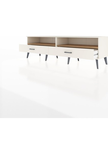 Hyperion Tv Ünitesi 2 Raflı 2 Çekmeceli 176X44X51 Aytaşı-Çam/aytaşı modelleri