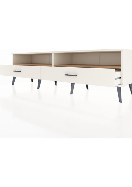 Hyperion Tv Ünitesi 2 Raflı 2 Çekmeceli 176X44X51 Aytaşı-Çam/aytaşı fırsatları