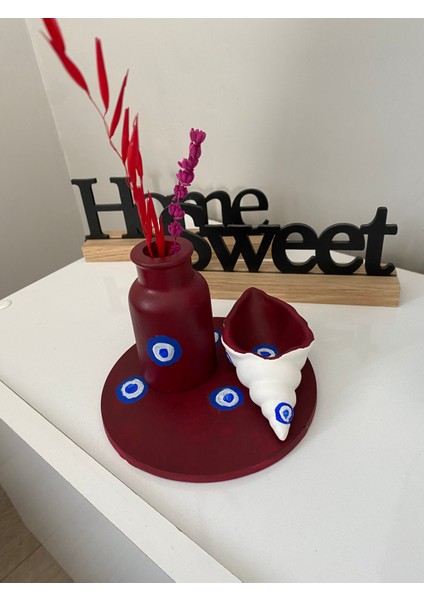 Nazar Boncuklu Deniz Kabuğu Vazo Set fırsatları