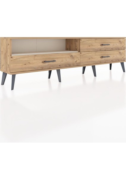 Arges Tv Ünitesi Tek Raflı 3 Çekmeceli 176X30X51 Çam-Aytaşı/çam fiyatları