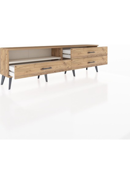 Arges Tv Ünitesi Tek Raflı 3 Çekmeceli 176X30X51 Çam-Aytaşı/çam indirimleri