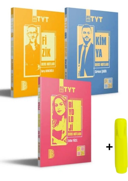 2026 Tyt Fizik Kimya Biyoloji Ders Notları Seti Benim Hocam Yayınları