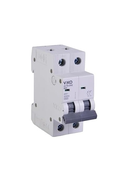 4VTB-2B63 Otomatik Sigorta 4,5ka B Tipi 2 Kutup 63A modelleri