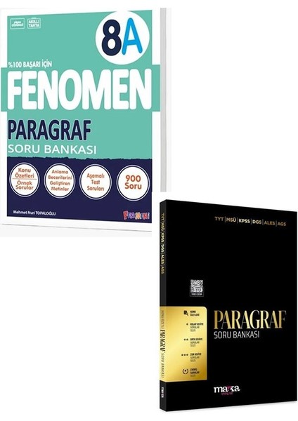 Fenomen+Marka 2026 8. Sınıf Paragraf A Fenomen Soru Bankası Seti