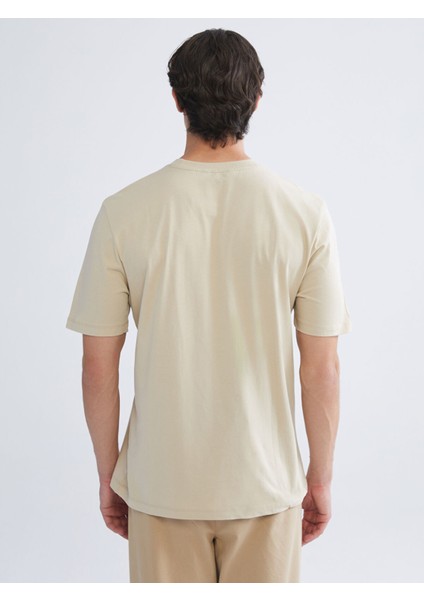 Yeni Sezon Bisiklet Yaka Baskılı Penye Erkek Tişört fırsatları