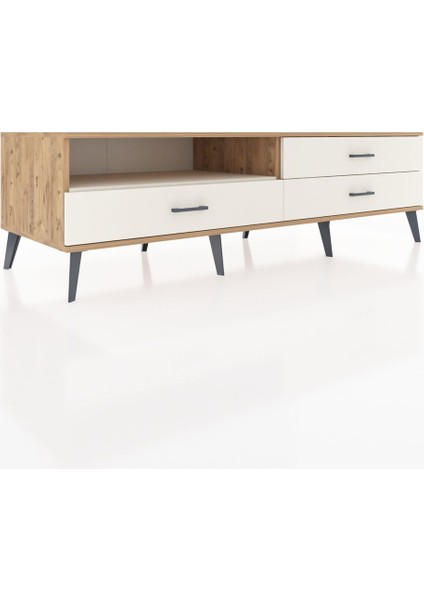 Kronos Tv Ünitesi Tek Raflı 3 Çekmeceli 176X59X51 Çam-Aytaşı/aytaşı fiyatları