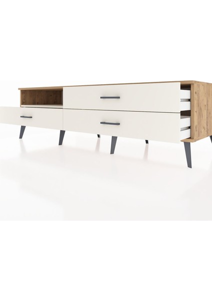 Kronos Tv Ünitesi Tek Raflı 3 Çekmeceli 176X59X51 Çam-Aytaşı/aytaşı fırsatları