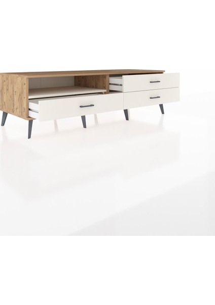Kronos Tv Ünitesi Tek Raflı 3 Çekmeceli 176X59X51 Çam-Aytaşı/aytaşı indirimleri